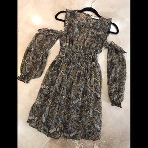 Zara Printed Mini Dress